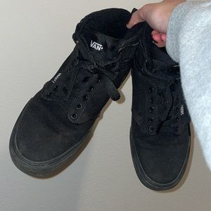 Mens high top vans size 9 black